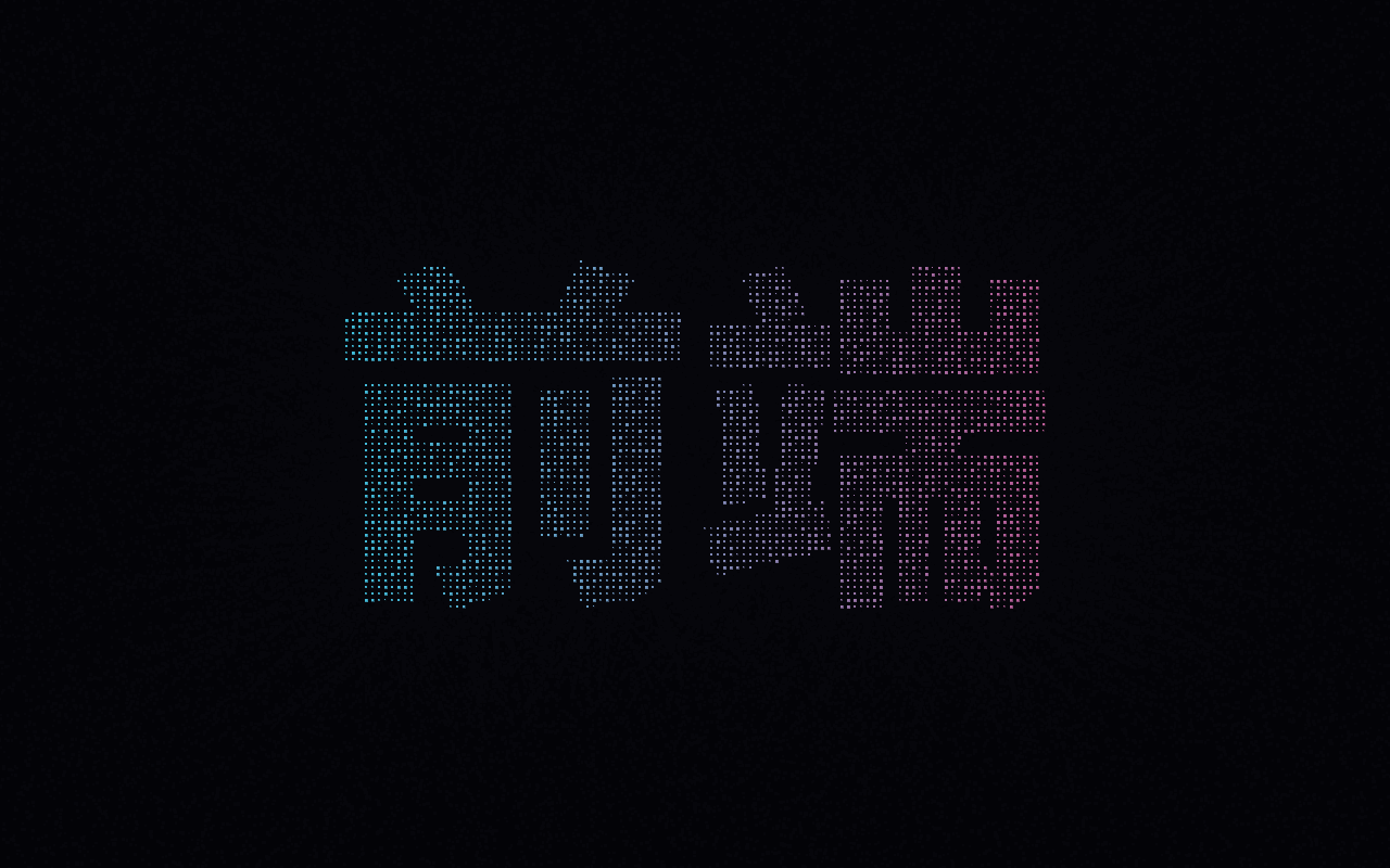 粒子文字 · 真实画面